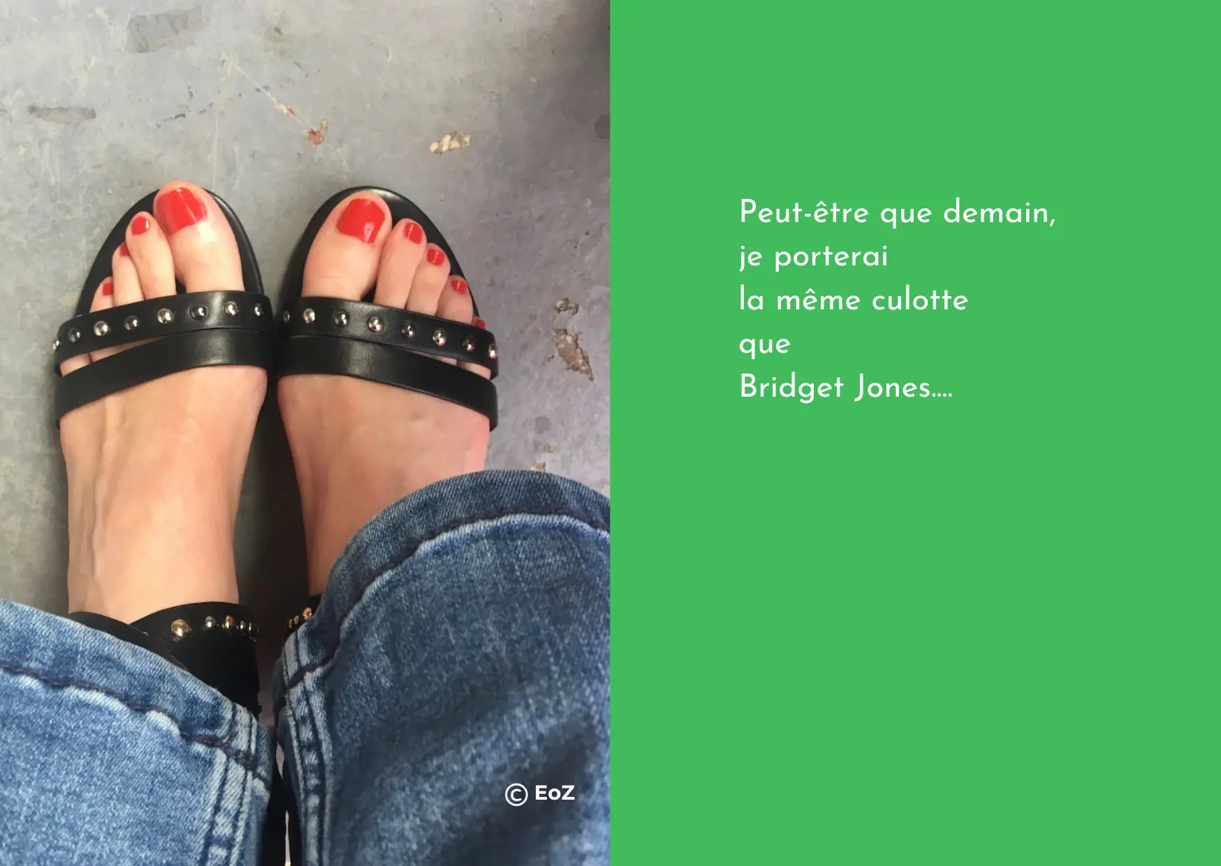cartes postales eoz pieds