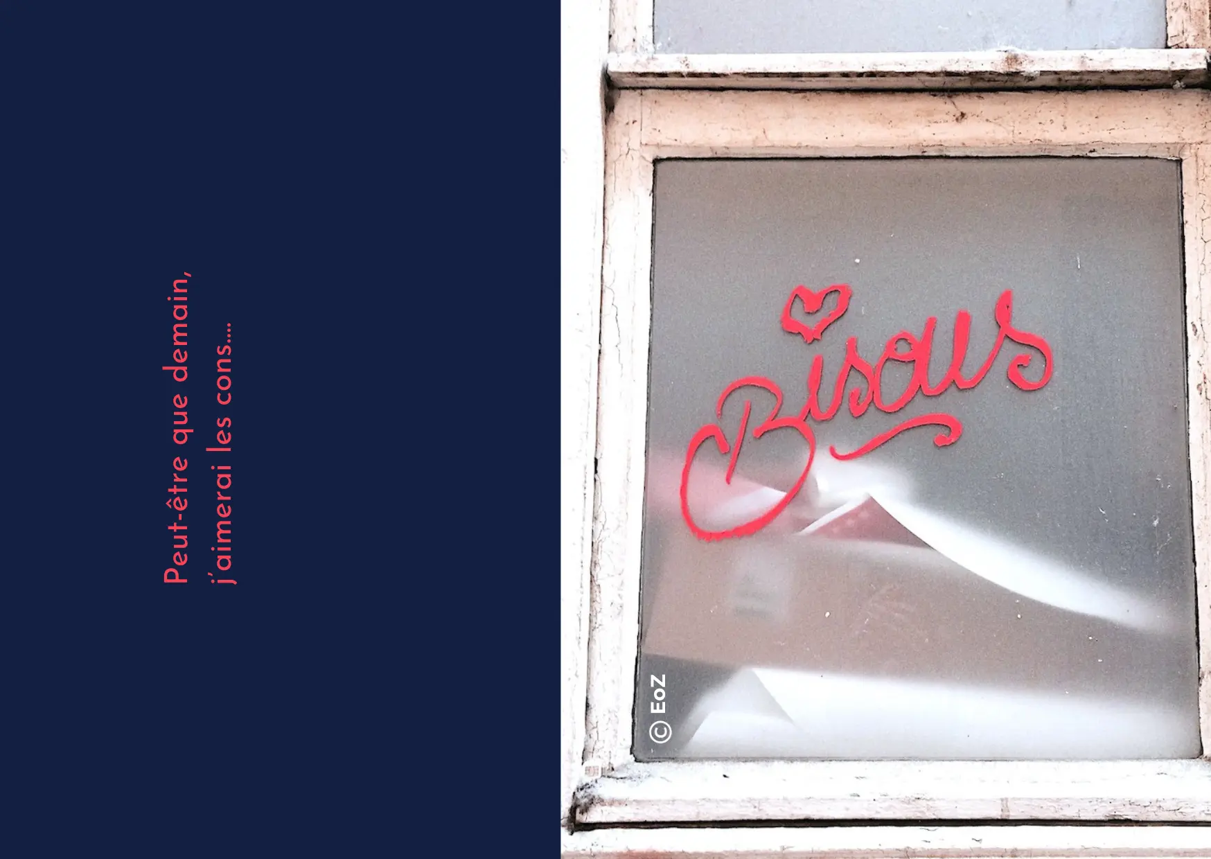 cartes postales eoz bisous